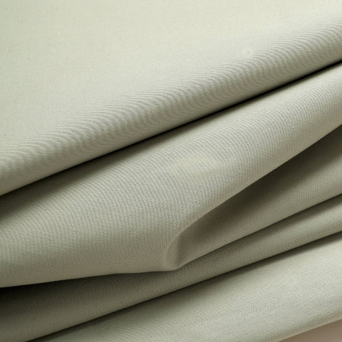 Atelier Brunette Cotton Chino Stretch Fabric in Mineral Green