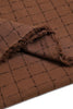 Atelier Brunette Woven Check Cotton Fabric Havana Brown