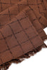 Atelier Brunette Woven Check Cotton Fabric Havana Brown