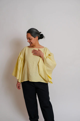 Birgitta Helmersson Zero Waste Frill Sleeve Top PDF Sewing Pattern