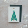 Bobby Print Christmas Fir Tree Christmas Card