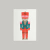 Bobby Print Christmas Nutcracker Mini Card