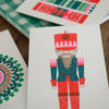 Bobby Print Christmas Nutcracker Mini Card