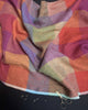 Cefalu Checked Washed Linen Fabric in Bright Rainbow Colours