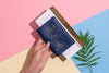 Chasing Threads Stitch Passport Cover Kit Navy