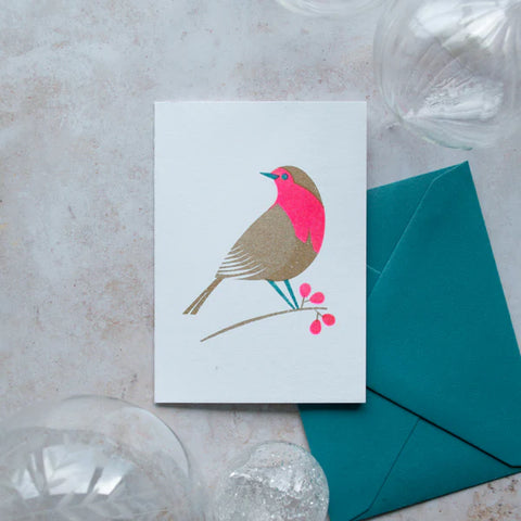 Christmas Robin Mini Card