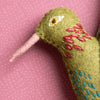 Corinne Lapierre Hummingbird Felt Embroidered Craft Kit