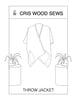 Cris Wood Sews Zero Waste Throw Jacket Sewing Pattern