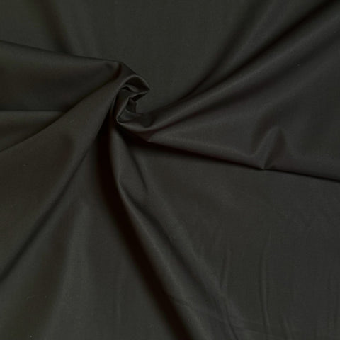 Deadstock Ex Paul Smith Cotton Poplin Fabric in Black