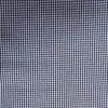 Deadstock Gingham Small Check Cotton Fabric Navy