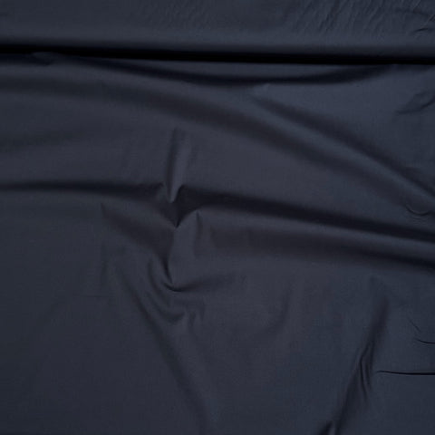 Deadstock Ex Designer Cotton Poplin Fabric in Black
