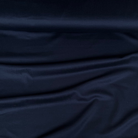 Deadstock Ex Max Mara Wool Cashmere Coating Fabric in Navy