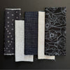 Fabric Remnant Bundle Grey/Black/Tan