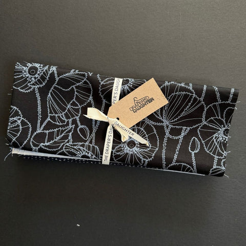 Fabric Remnant Bundle Grey/Black/Tan