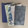 Fabric Remnant Bundle Nani Iro Hokkoh Blue/Green
