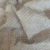 Hohhok Small Dots Cotton Seersucker Fabric Lt Grey