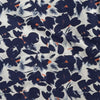 Hokkoh Aster Floral Cotton Fabric in Blue