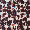 Hokkoh Aster Floral Cotton Fabric in Warm Brown