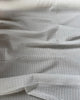 Hokkoh Textured Stripes Cotton Fabric Winter White