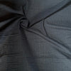 Hokkoh Textured Stripes Cotton Fabric Black