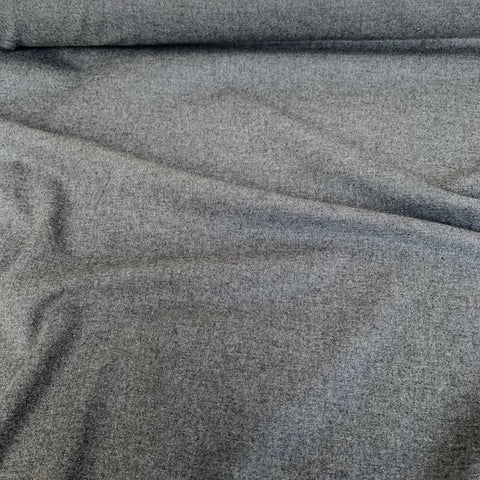 Kokka Brushed Cotton Fabric Grey Marl