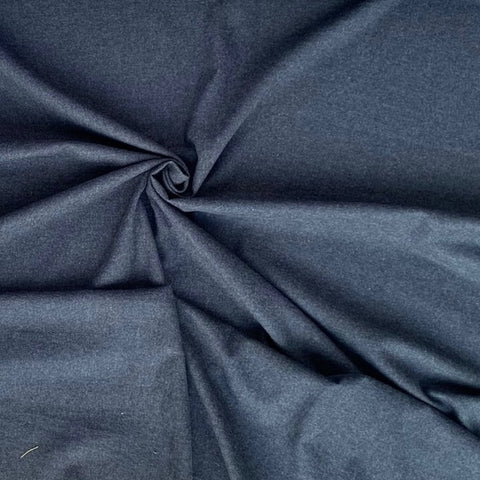 Kokka Brushed Cotton Fabric Navy Marl