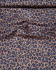 Kokka Leopard print Cotton Fabric in Brown