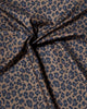 Kokka Leopard print Cotton Fabric in Brown