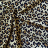 Kokka Leopard Print Cotton Fabric in Natural
