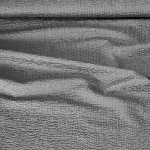 Kokka Linear Seersucker Cotton Fabric in Mushroom