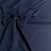 Kokka Linear Seersucker Textured Cotton Fabric in Navy