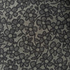 Kokka Mist Floral Cotton Fabric Black on Grey