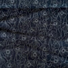 Kokka Sketched Poppy Cotton Lawn Fabric Navy