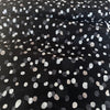 Kokka Textured Circles and Dots Cotton Fabric in Black
