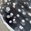 Kokka Textured Circles and Dots Cotton Fabric in Black