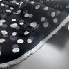 Kokka Textured Circles and Dots Cotton Fabric in Black
