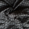 Kokka Textured Small Squares Cotton Fabric in Black