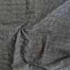 Kokka Textured Small Squares Cotton Fabric in Grey 