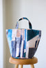 Kokka Keshiki Office Street Cotton Twill Fabric Blues & Pinks
