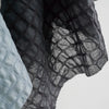 Kokka Small Squared Textured Cotton fabric Black1