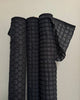 KOKKA • Small Dots Waffle Textured Cotton Lawn Fabric • Black
