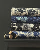 Kokka Watercolour & Linnea Floral Cotton Linen Fabrics Group