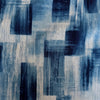 Kokka geometry Cotton Linen Fabric Blues