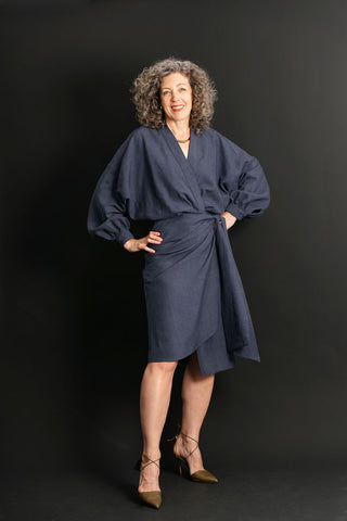 Liesl and Co Copenhagen Wrap Dress Sewing Pattern
