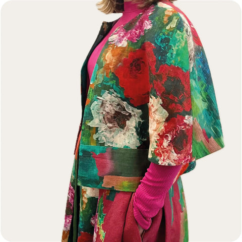 Maven Patterns The Ludo capelet Sewing pattern