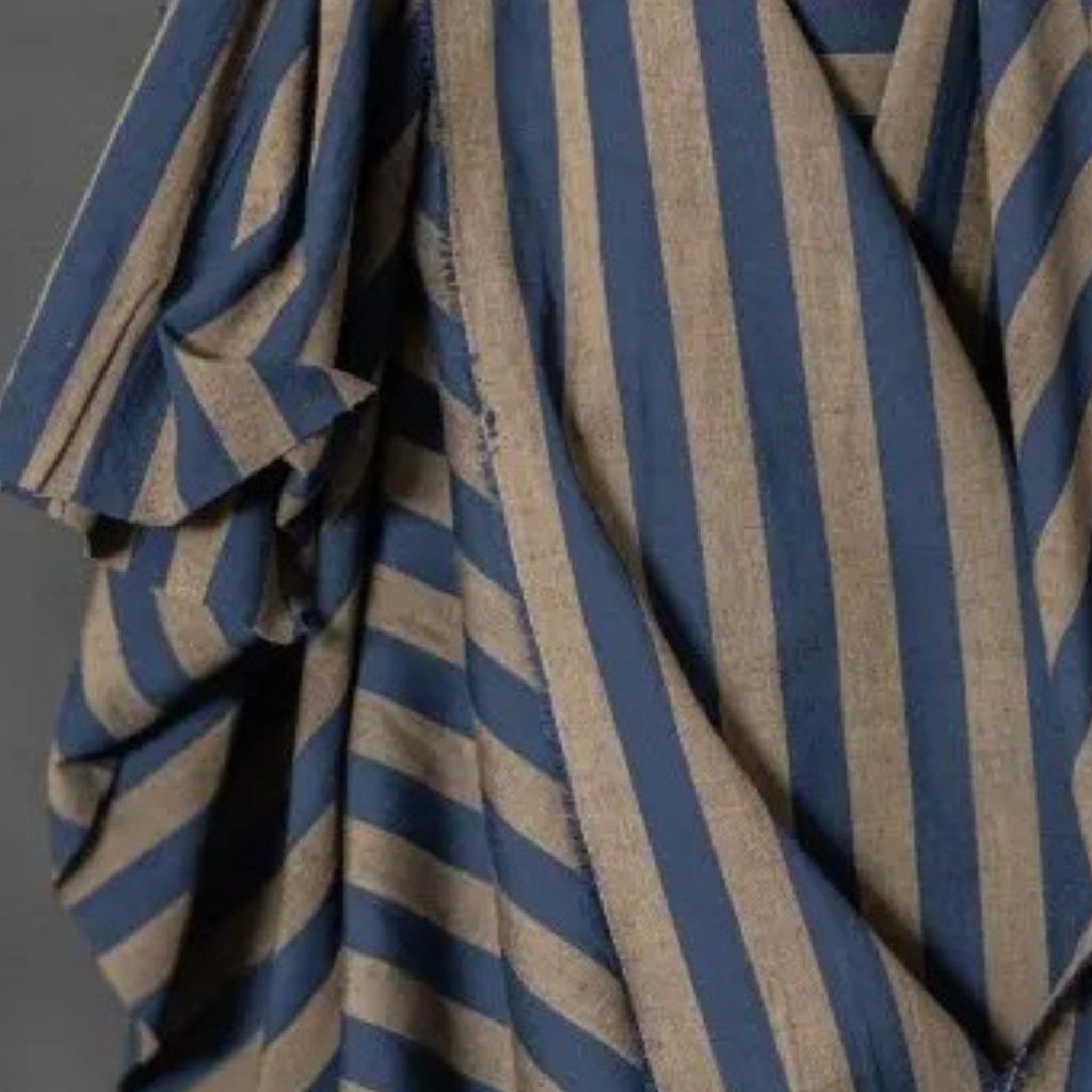 Merchant and MIlls McIntyre Organic Cotton Linen Stripe Fabric