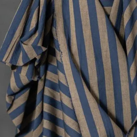 Merchant and MIlls McIntyre Organic Cotton Linen Stripe Fabric