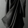 Merchant and Mills European Laundered Linen Fabric Sweeps Scrim Black