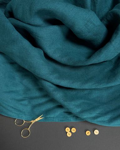 Buy Merchant and Mills European Laundered Linen Fabric in Alta Mare from our trusted UK online fabric shop