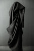 Merchant and Mills European Laundered Linen Fabric Sweeps Scrim Black